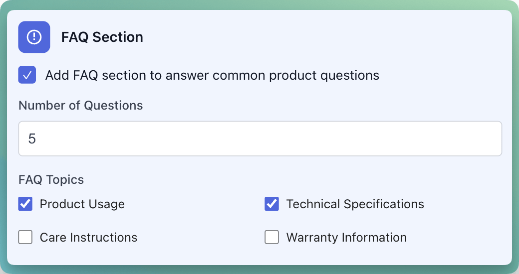 Enable FAQs