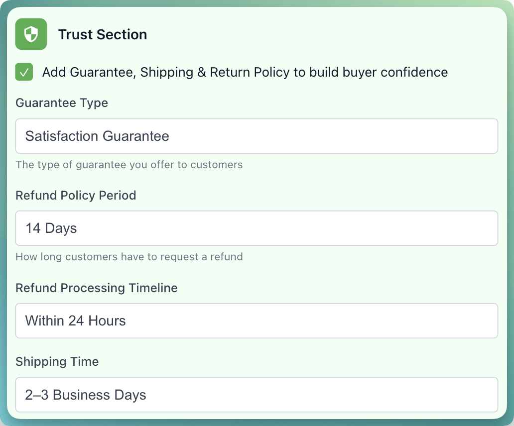 Enable Trust Policies